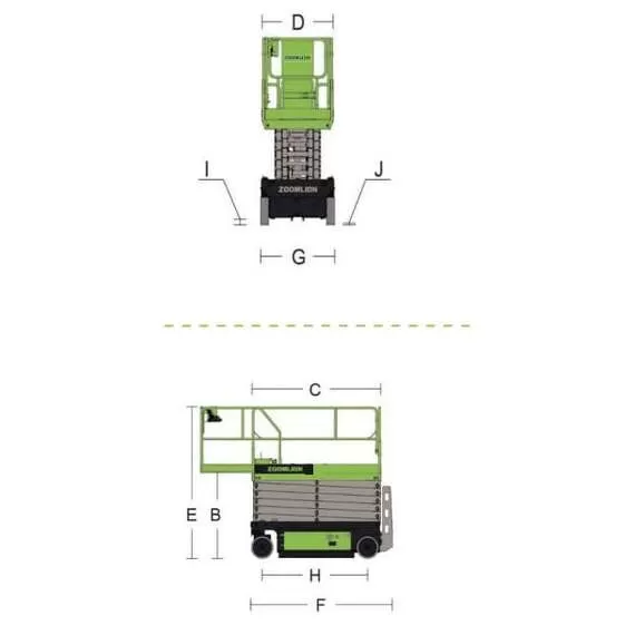 ZOOMLION ZS0808DC 230 кг 8 м Подъемник ножничный аккумуляторный с доставкой по Москве, Грузоподъемность: 230 кг, Высота подъема, м.: 8 м, Тип питания: аккумуляторные (DC), Напряжение: 12 В, Тип батареи: Кислотная, обслуживаемая купить по выгодной цене 100kwatt.ru