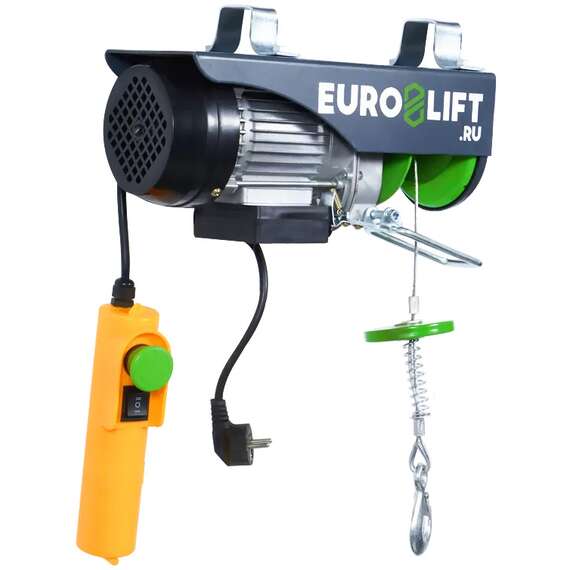 EURO-LIFT PA-1200 600 кг 18 м Мини-таль электрическая стационарная с доставкой по Москве купить по выгодной цене 100kwatt.ru