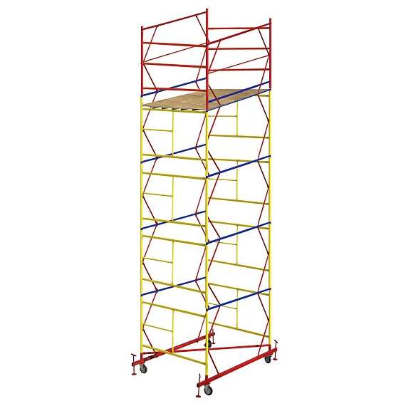 Промышленник ВСП 1,6х2,0 6,4 м Вышка-тура ver. 2.0 с доставкой по Москве, Размер рабочей площадки: 2 х 1.6 м, Общая высота: 6 м купить по выгодной цене 100kwatt.ru
