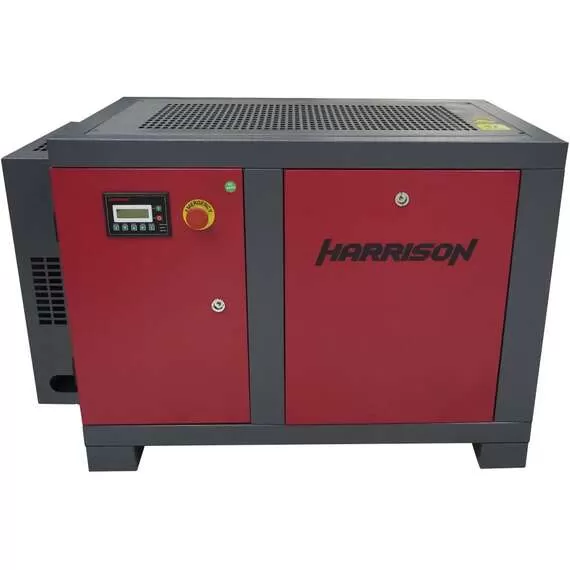 HARRISON HRS-94550 550 л/мин, 8 бар, 4 кВт Винтовой компрессор с трехфазным двигателем и ременным приводом с доставкой по Москве, Мощность: 4 кВт, Напряжение: 380 В, Рабочее давление: 8 Бар купить по выгодной цене 100kwatt.ru