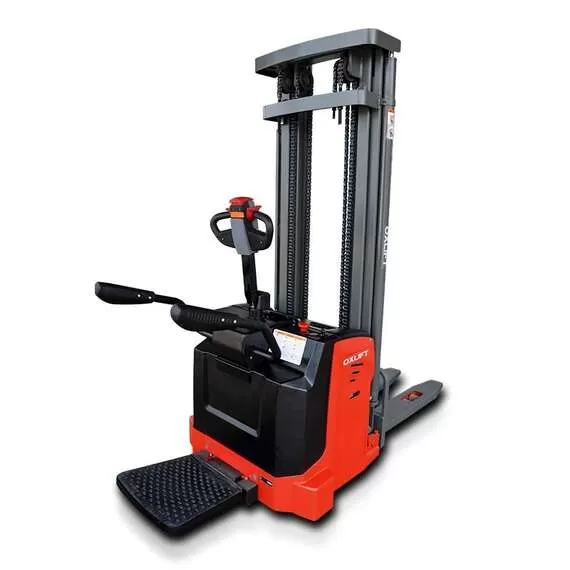 OXLIFT BX-3020 Cамоходный штабелер с платформой для оператора 3 м 2000 кг с доставкой по Москве купить по выгодной цене 100kwatt.ru